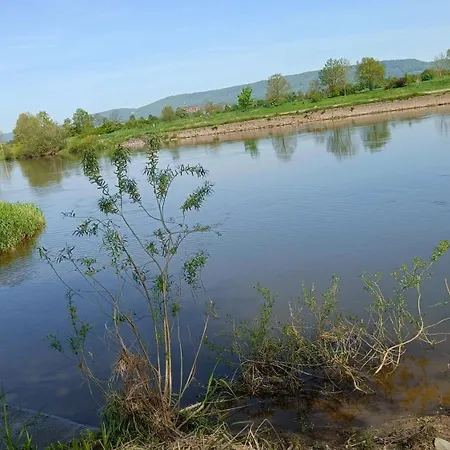 Weserufer Direkt Am Wasser Radwanderweg 3-4 Personen Wlan Apartment