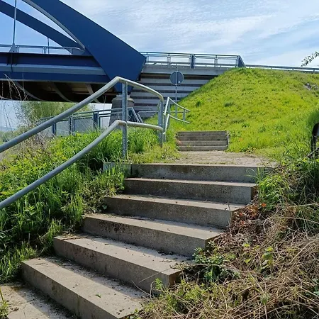 Apartment Weserufer Direkt Am Wasser Radwanderweg 3-4 Personen Wlan