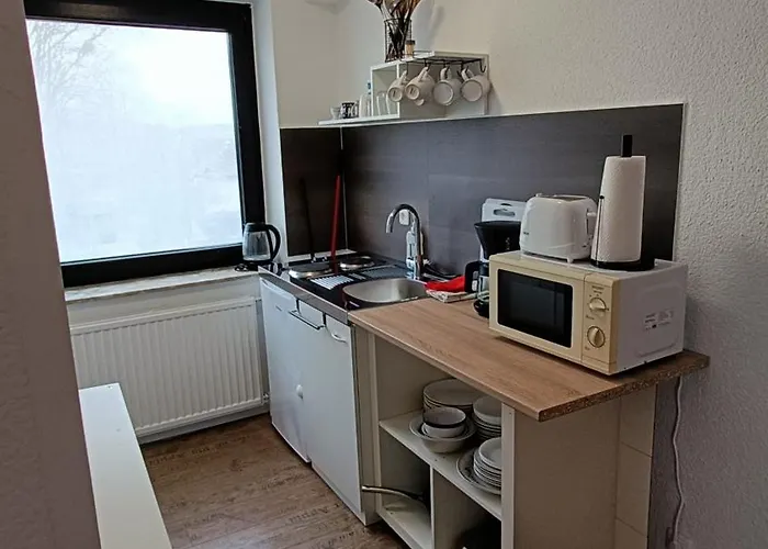 Weserufer Direkt Am Wasser Radwanderweg 3-4 Personen Wlan Appartamento Hessisch Oldendorf