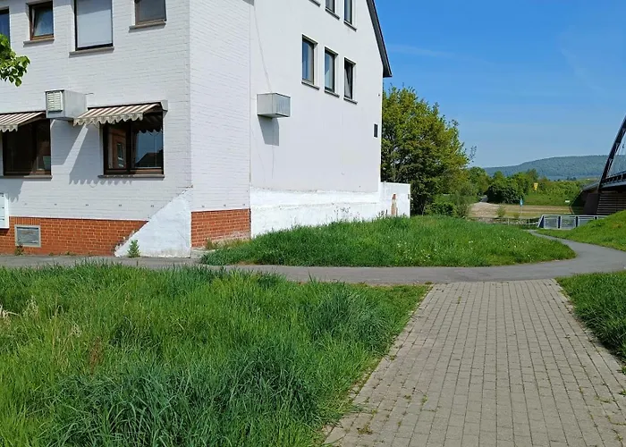 Appartamento Weserufer Direkt Am Wasser Radwanderweg 3-4 Personen Wlan Hessisch Oldendorf