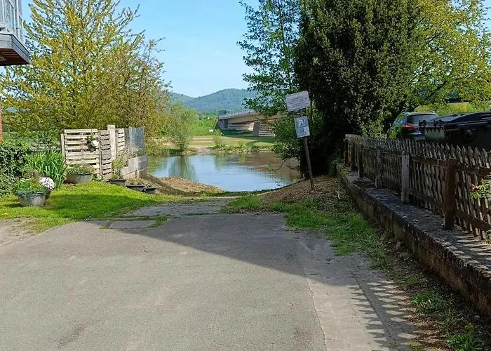 Weserufer Direkt Am Wasser Radwanderweg 3-4 Personen Wlan